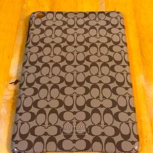 Coach I pad mini hard cover case, new